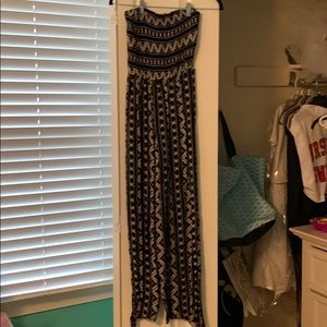 urban outfitters strapless jumpsuit